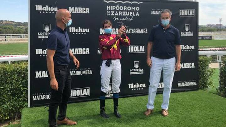 Histórico: Nieves García, primera jocketta que gana un Gran Premio en España