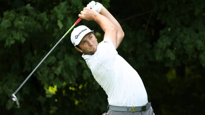 Jon Rahm en el entrenamiento del martes