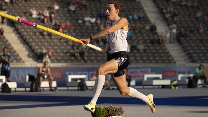 Armand Duplantis, el domingo pasado en Berlín