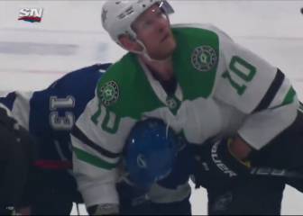 Batalla campal en un partido de hockey