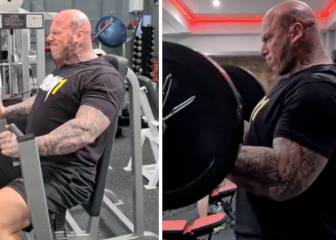 2 metros de altura y 160 kilos: así entrena el gigante británico que quiere luchar en la MMA
