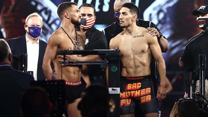 Previa del Lomachenko vs Teófimo López: WBA, IBF y WBO del peso ligero.