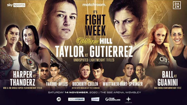 Katie Taylor - Miriam Gutiérrez: TV, horario, cartelera y cómo ver la velada de boxeo