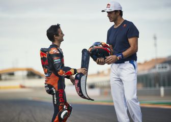 Goikoetxea lanza la pelota a velocidad de MotoGP