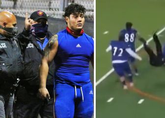 ¡Lo atropelló! Un jugador agredió al árbitro tras ser expulsado