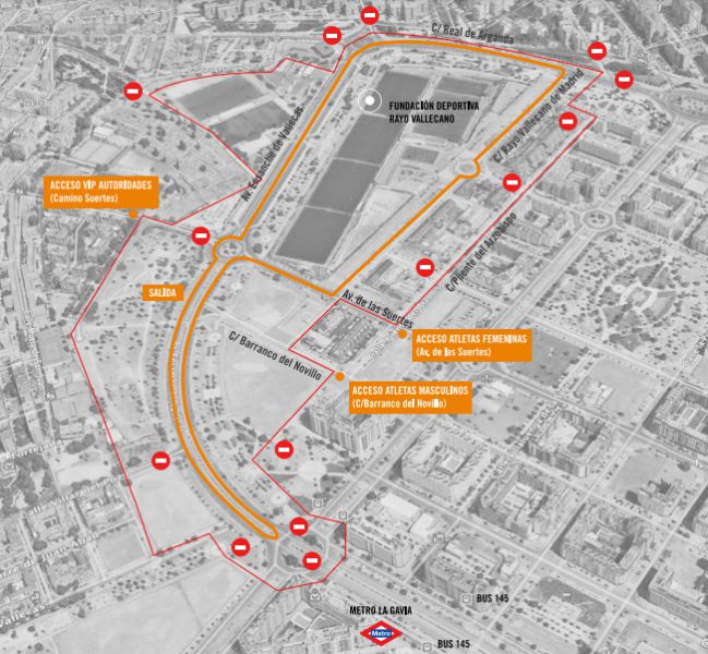 Recorrido de la San Silvestre Vallecana 2020