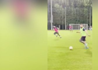 Khabib juega fútbol y su desconcertante forma de correr deja atónito al mundo
