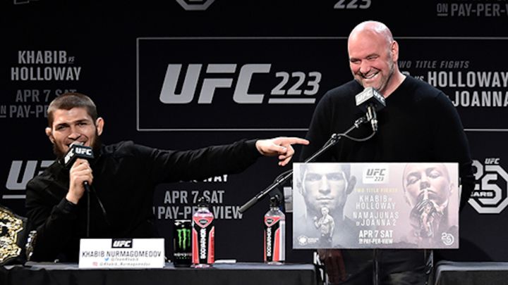 Khabib deja la puerta abierta a su regreso: decidirá tras el UFC 257