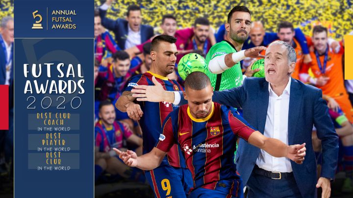 El Barça arrasa en los Futsal Awards con Ferrao, Plaza y Lozano