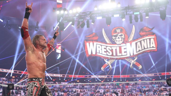 Reportaje sobre Edge tras su victoria en Royal Rumble 2021.