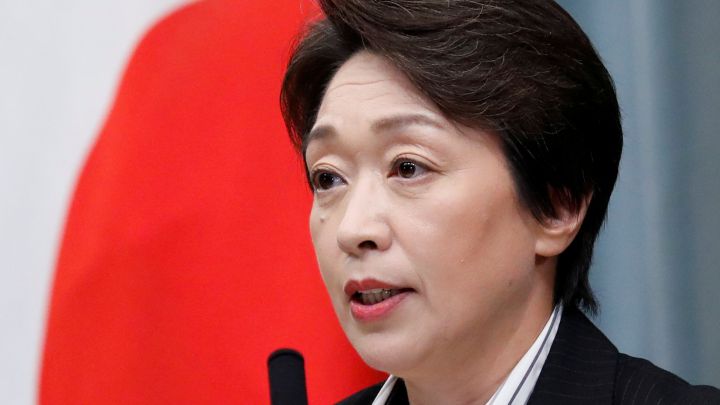 La ministra japonesa para los Juegos Olímpicos Seiko Hashimoto, durante una rueda de prensa en septiembre de 2019.