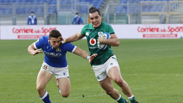 Irlanda firma su primera victoria tras aplastar a Italia