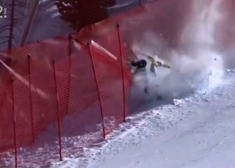 El brutal accidente de la esquiadora Kajsa Lie en Italia