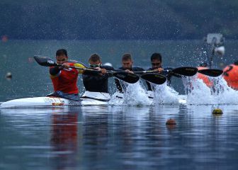 Craviotto, Cooper, Arévalo y Germade, mejor tiempo del K4