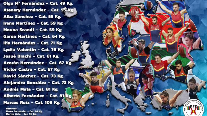 Lydia Valentín liderará a España en el Europeo de Rusia