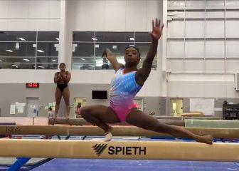 La última barbaridad de Simone Biles: tremendo lo que hace sobre la barra