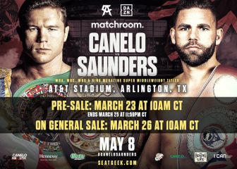 El combate entre Canelo y Saunders será ante 70.000 fans