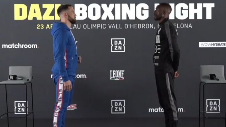Rueda de prensa previa a la velada de Matchroom en Barcelona el 23 de abril de 2021