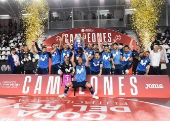 El Movistar logra la Copa del Rey: tercer título en 49 días