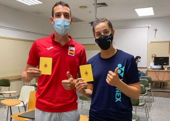 De Huelva a Tokio: Álvaro Robles y Carolina Marín ya tienen su pasaporte sanitario