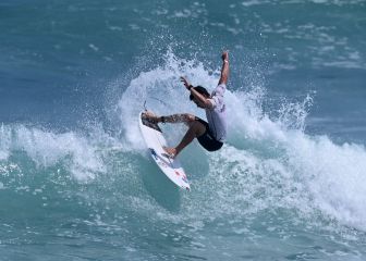 Olas y surf en los World Surfing Games de El Salvador