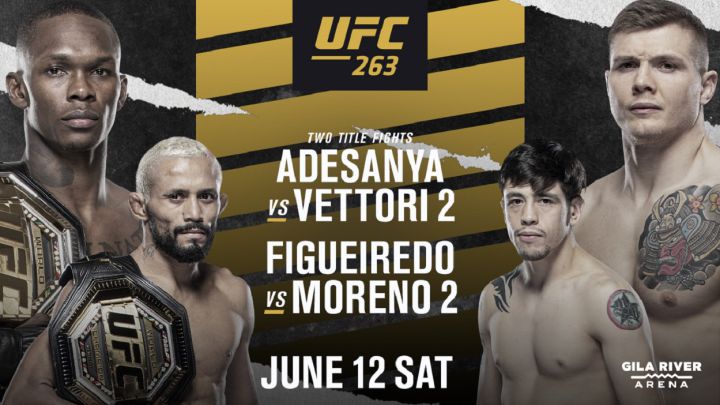 UFC 263: TV, horario, cartelera y cómo ver el Adesanya - Vettori 2