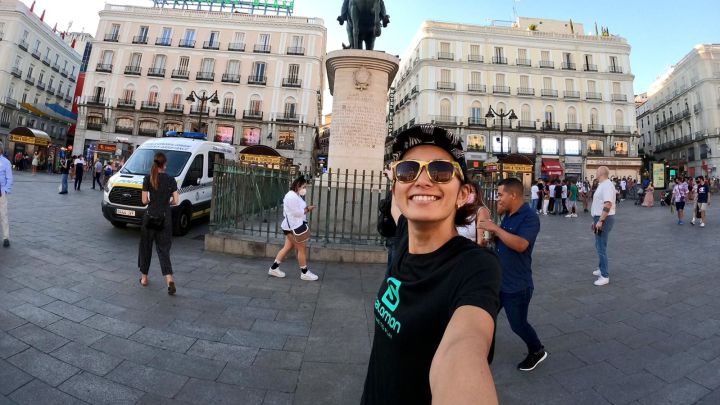 Rika Yahara, de turismo en Madrid.