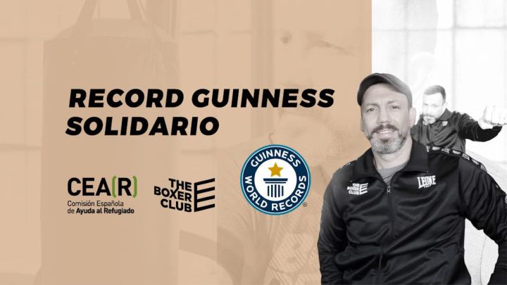 27 horas pegando a un saco: un Récord Guinness para ayudar
