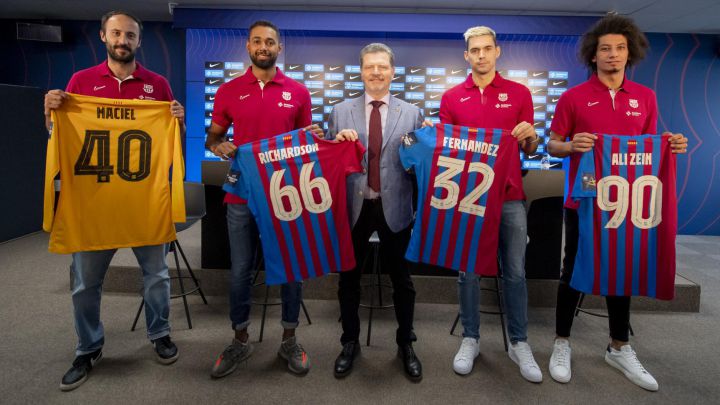 Los cuatro nuevos del Barça debutan en la Champions en el Palau.