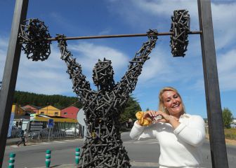 Lydia Valentín recibe el homenaje de Camponaraya