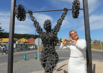 Lydia Valentín ya tiene su estatua