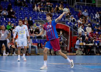 Pablo Urdangarin se estrena de azulgrana con tres tantos