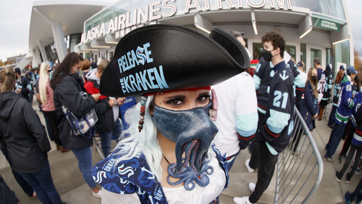 Una fiel seguidora de la NHL