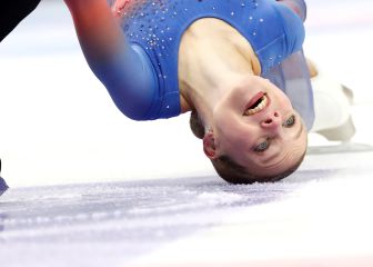 Ioulia Chtchetinina se juega el físico a ras de hielo