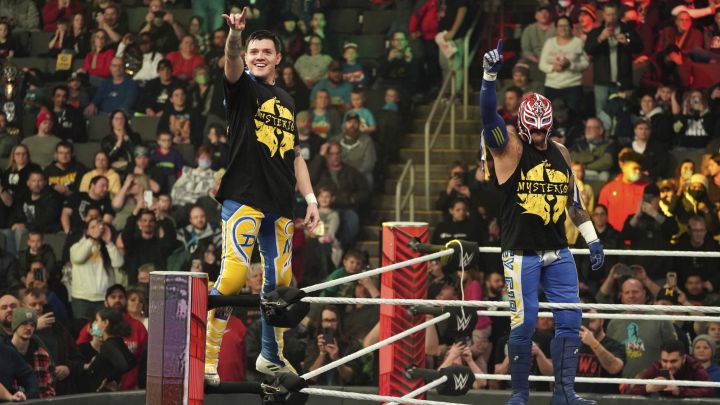 Entrevista a Dominik Mysterio previo a Royal Rumble 2022.