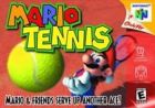 Carátula de Mario Tennis