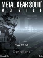 Carátula de Metal Gear Solid Mobile