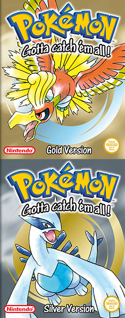 Carátula de Pokémon Edición Oro / Pokémon Edición Plata