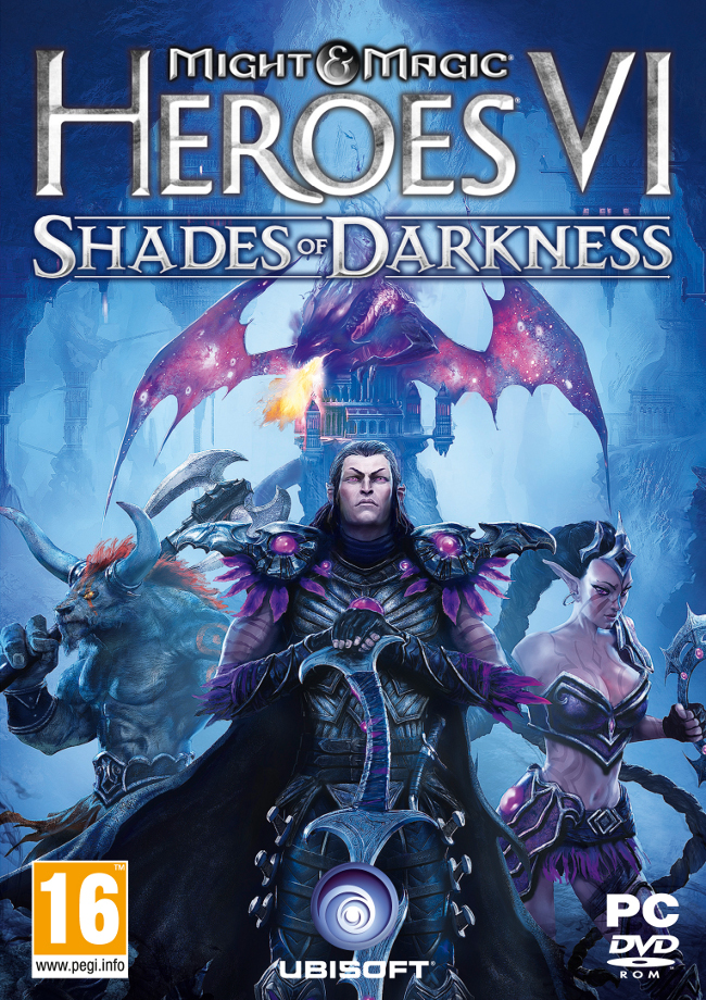 Carátula de Might & Magic Heroes VI - Las Sombras de la Oscuridad