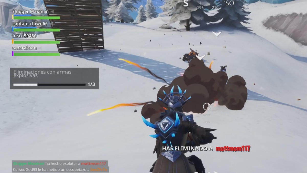 fortnite battle royale semana 8 temporada 7 desafio eliminaciones con armas explosivas