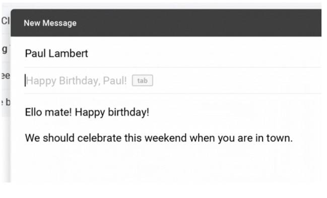 sugerencias gmail