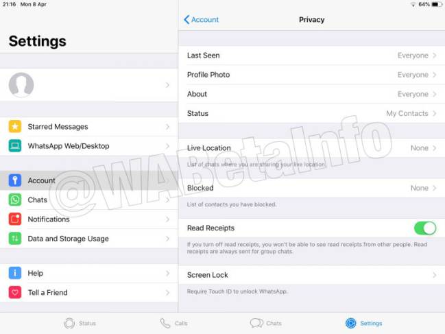 whatsapp ipad