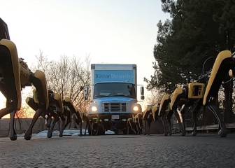 Mira cómo estos robots son capaces de tirar de un camión por sí mismos