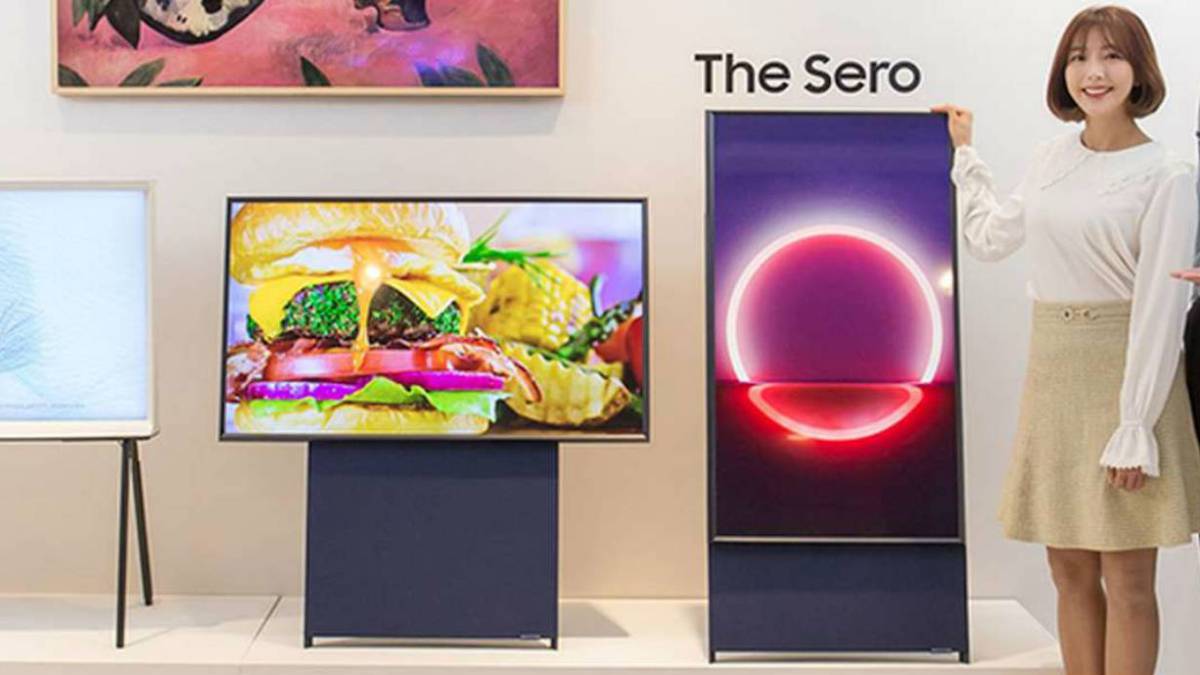 Una TV en vertical como un móvil: Samsung Sero, la TV diseñada para Millennials