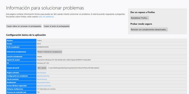 firefox solucion
