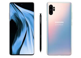 Samsung Galaxy Note 10, filtrado su aspecto con tres cámaras verticales