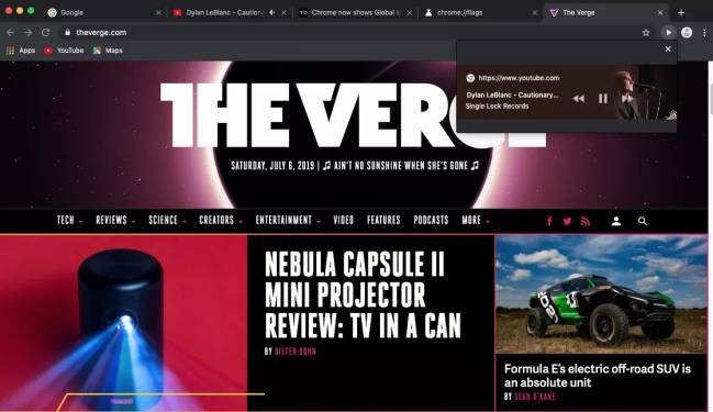 reproductor chrome