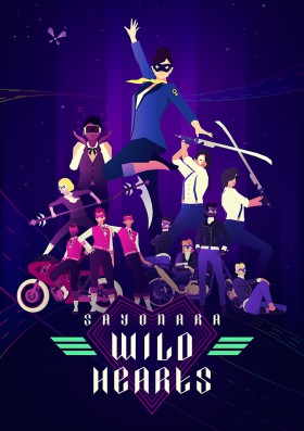 Carátula de Sayonara Wild Hearts