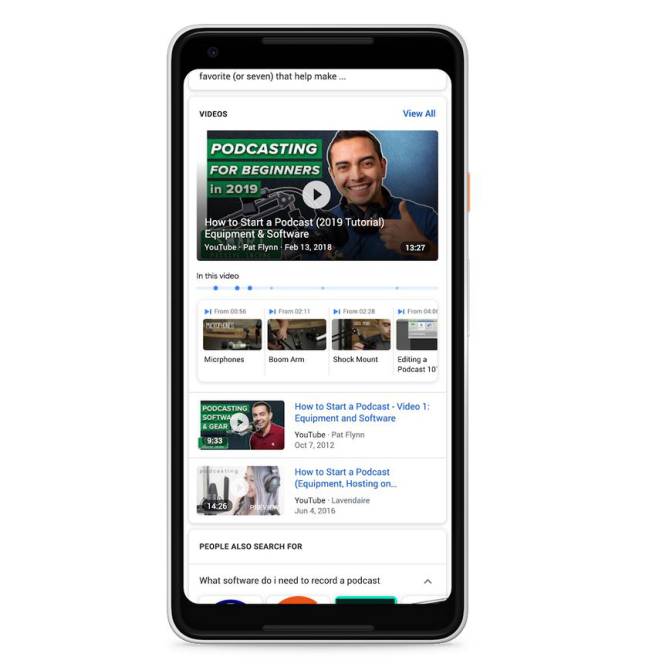 GOogle highlights int