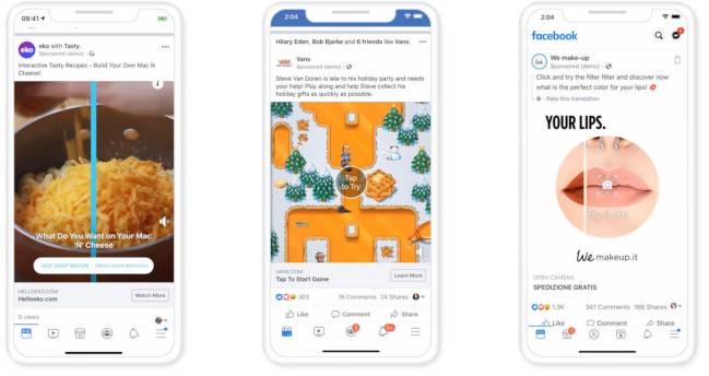 facebook aR ads